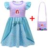 Disney Princess Dress Belle Ariel Elsa Cosplay Bag Halloween Party Costume