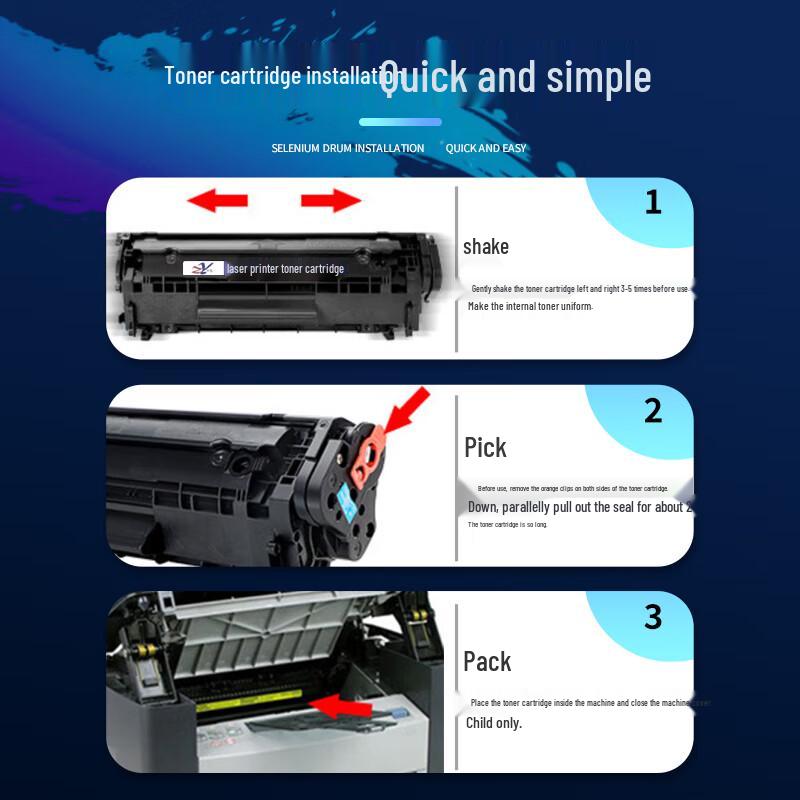 ZY 416A/W2040A Black Toner Cartridge for HP Printers