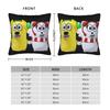 Federe Quadrate per Cuscini Tylers And Snowi Gaming Copricuscini Carini a Cartoni Animati Federa Decorativa con Zip Fantastica per la Casa 45x45cm