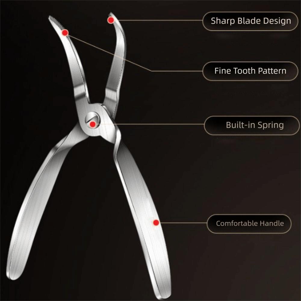 Curved Tip Chicken Claw Deboning Forcep 304 Stainless Steel Chicken Bone Scissors  Poultry