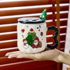 Christmas Santa Claus Mug A Practical Addition to Any Home Simple Use and Easy Keep Clean Built