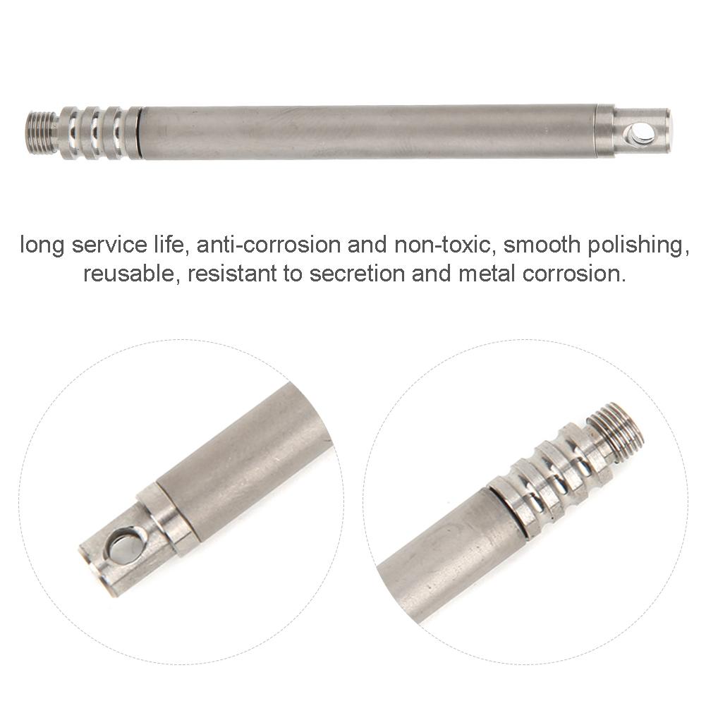 Portable Alloy Toothpick Integration Holders Anti Rust Non Disposable(silver )