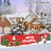 Christmas Outdoor Banner Flag Merry Christmas Decoration for Home 2026 Xmas Ornament Navidad Natal Noel Gift Happy New Year 2026