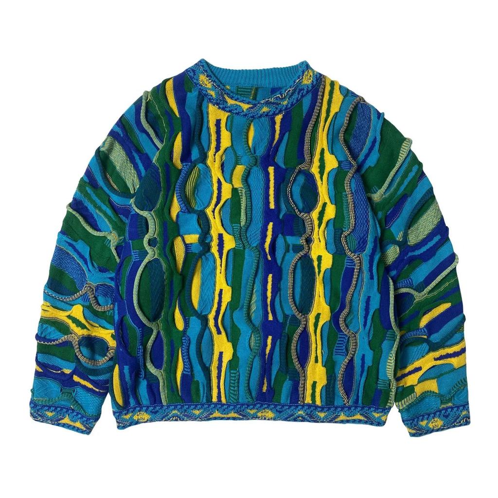 2026 Amerikanische High Street Vintage Porträt Druck Herren Frühling Trendy Locker Lässig Rundhals Abgenutztes Oberteil