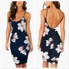 Premium Floral Summer Fashion Dress For Women Sexy Backless Bodycon Slip Dress