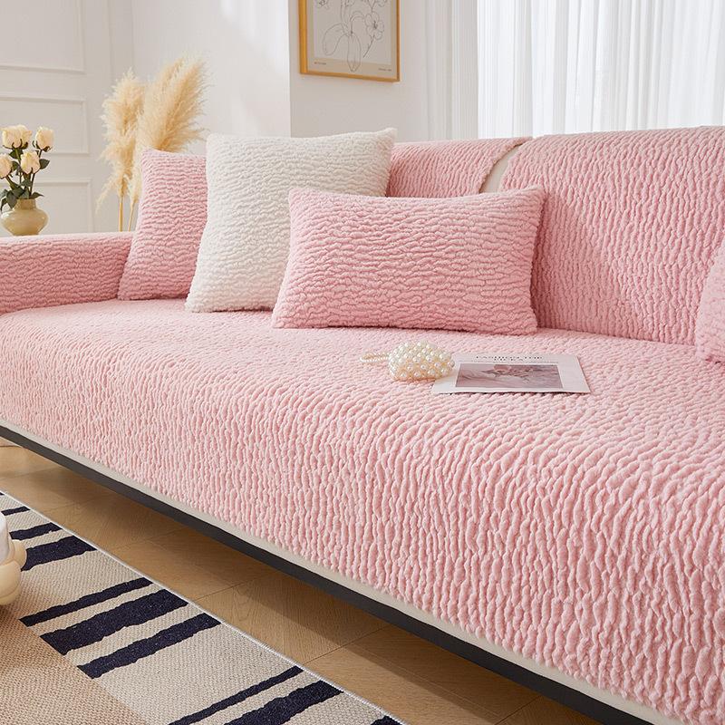 Lamb's Wool Sofa Cushion Is Thickened In Winter, and The Four-season Universal High-quality Sofa Cloth Cover Cloth Is Non-slip and Dirt-resistant