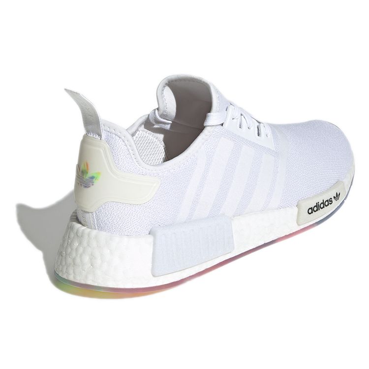 Adidas NMD_R1 Triple White Unisex Sneakers Fottøy-Hvit Off-White GW8062