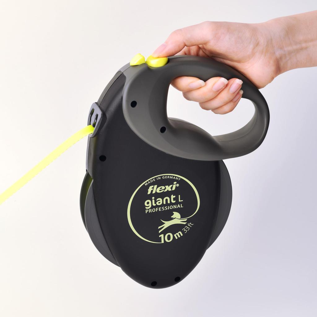 Flexi Giant Tape L 10m Professional Retractable Lead for Large Dogs (Under 50kg) [Dog Lead] [Product]