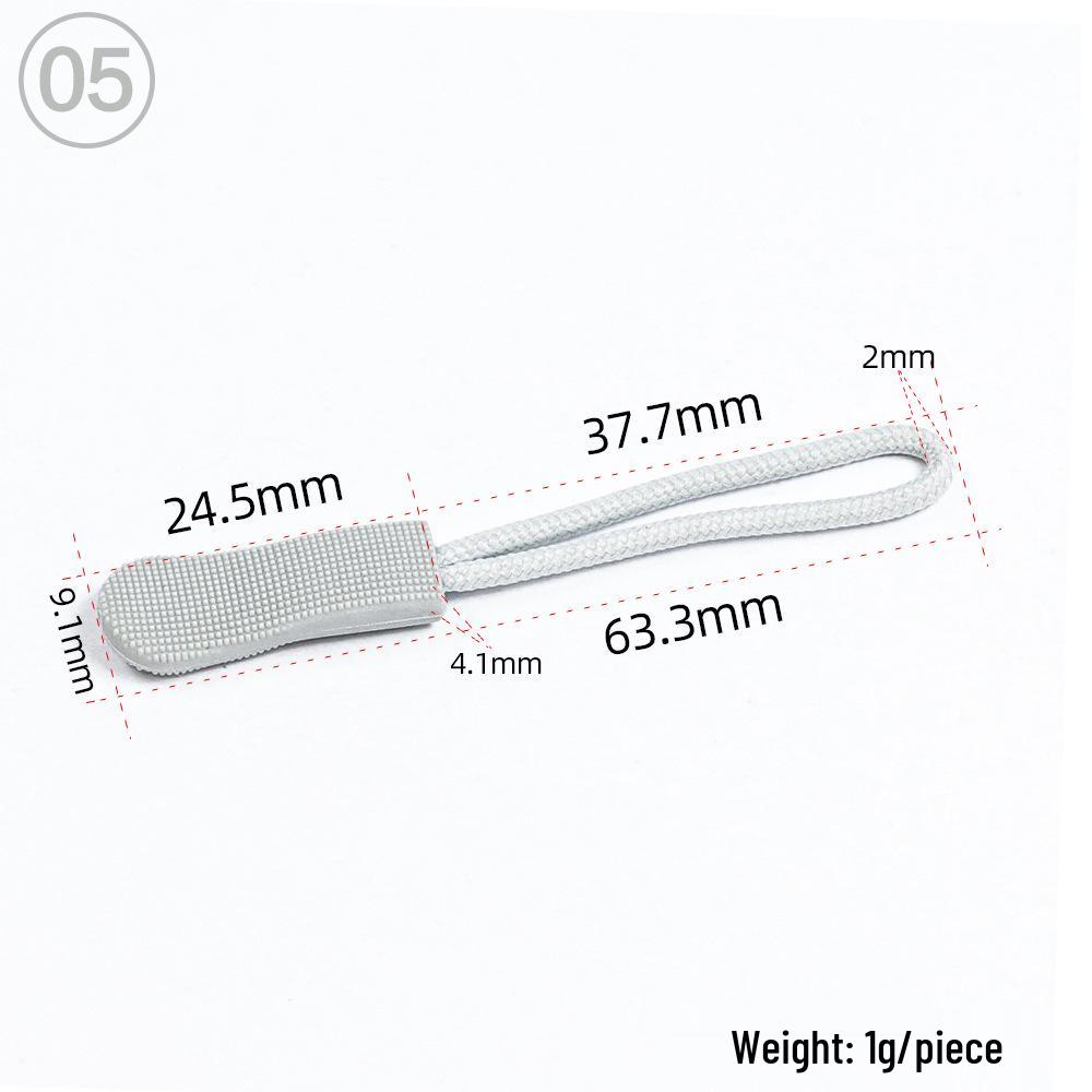 Eco-friendly TPU Caterpillar Zipper Head Pull Cord