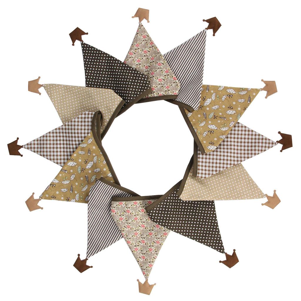 Nordic Style Cotton Triangle Banner - Tent, Wedding, Kindergarten Decoration