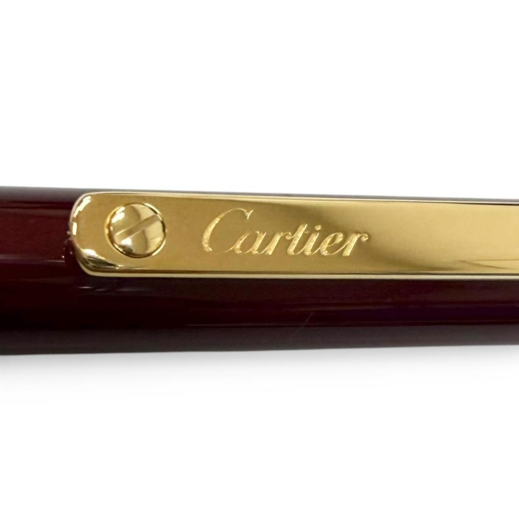 Excellent Cartier Ballpoint pen Santos de Cartier Twist type Bordeaux Used