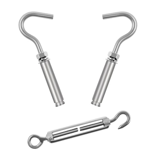 DEWEL Clothesline, Laundry Rope, Multi-functional Stainless Steel Cable Wire, Curtain Wire, Durable, Windproof, Rust, Corrosion, Heat, and Abrasion Re