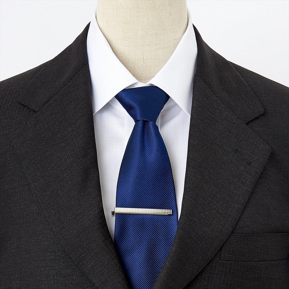 Tie Tie Tie Necktie Pin Silver Made In Japan [Ozie] Men's Bar, Clip, Pin, - -