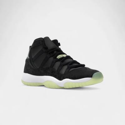 Jordan 11 Retro Black Barely Volt (GS)