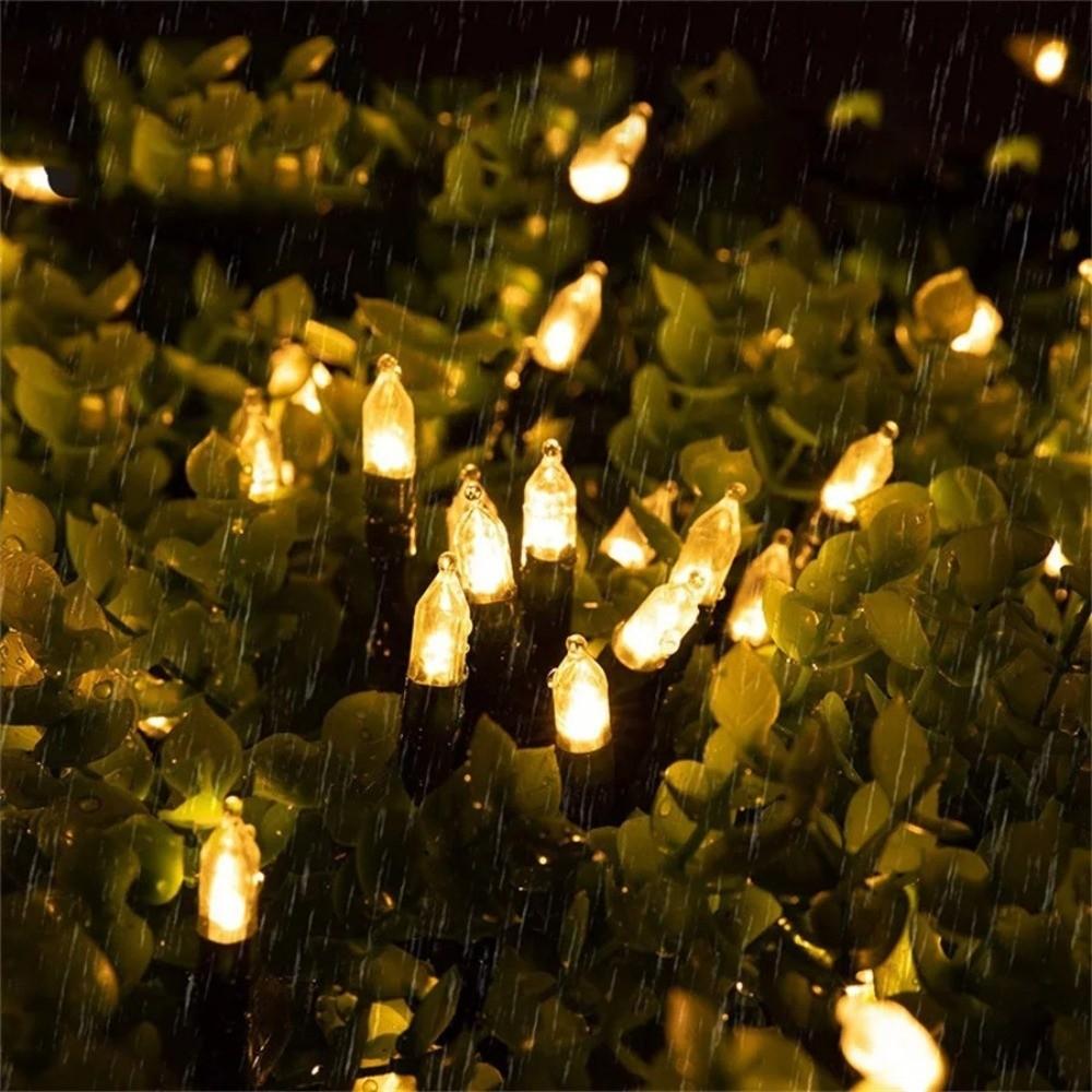 Multicolored Fairy Christmas Tree Lights Waterproof Green Wire LED String Lights Battery Operated Garland Light Wedding Party