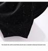 Golden Velvet Slim Fit Little Black Dress - Elegant Petite Short Skirt (2025)