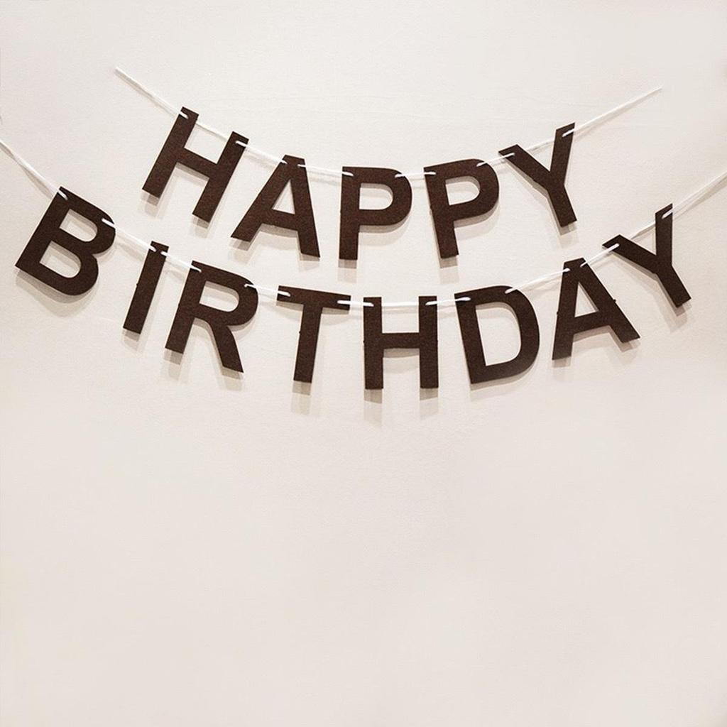 Non-Woven Fabric Birthday Banner for Children's First Birthday Celebration