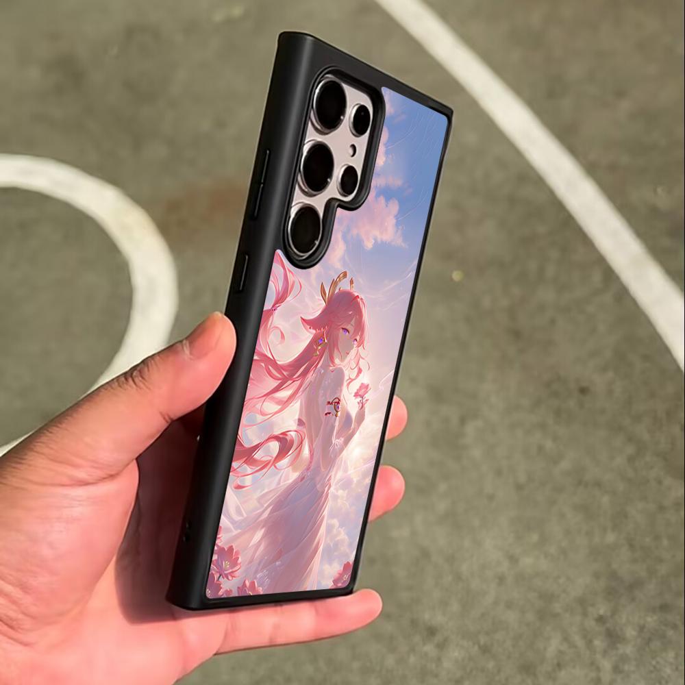 Genshin Impact Yae Shenhe Klare Handyhülle Für SAMSUNG Galaxy S26 S25 S24 S23 S22 S21 S20 FE Plus Ultra Hülle