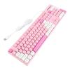 104 Keys Wired Keyboard 3 Colors Cute Gaming Keyboard USB Interface Business Keyboard for Win XP 7 8 10 11 for OS X