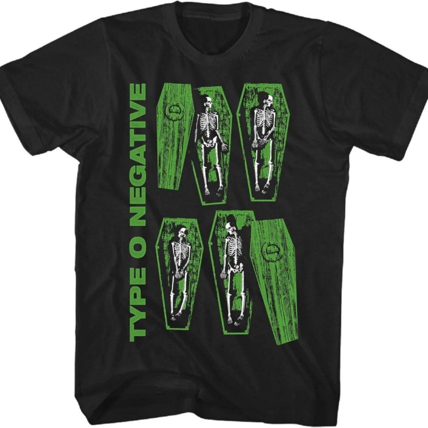 

Type O Negative Coffin T-Shirt Black Officially Licensed Merchandise 2025 Comfortable Fashionable XXXXXL