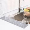 Silikon-Küchenmatte Multifunktionale wasserabsorbierende Oberfläche Spülmaschinenfest Trocknungsstation Zubehör