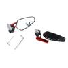 1 Pair Motorcycle Rear View Mirror 360 degrees  Rotatable   Glass Clear     Handlebar Side Mirror