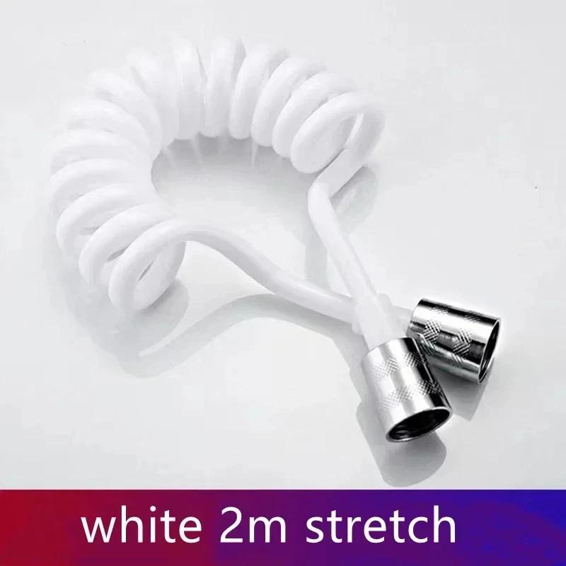 5m 2m Flexible Spring Shower Hose Telephone Line Design for Bathroom Sink Toilet Bidet Sprayer Water Plumbing Accessories