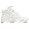 Li Ning Mountain Origin Textile, Leather Slip Resistant Cushioning Abrasion Resistant High Top Skateboard Shoes Women's AGCS242-4