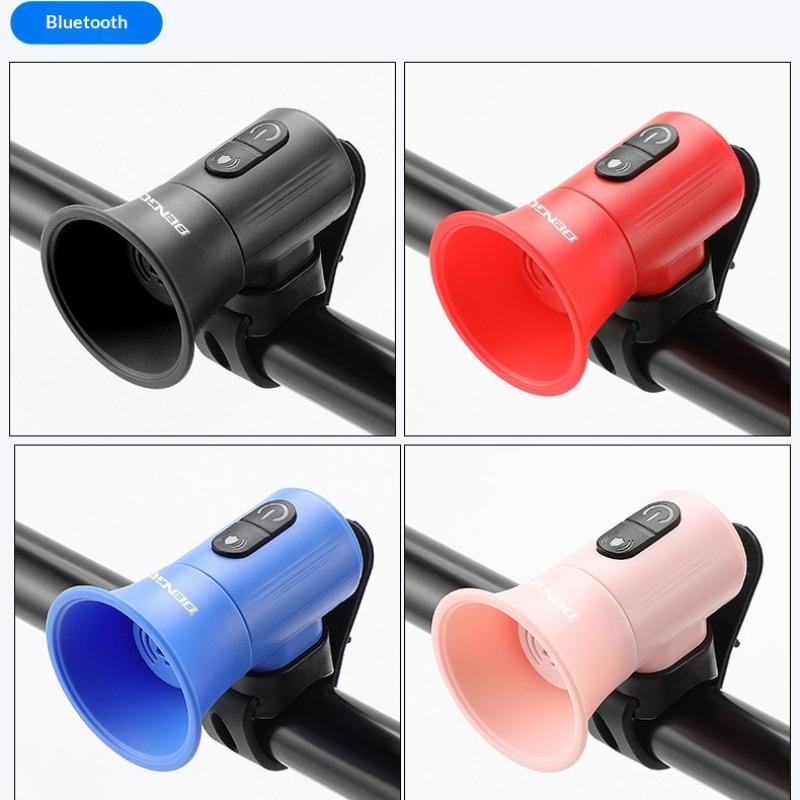 1Piece Bicycle Electronic Horn Loud Warning Sound Waterproof Suitable For Road And Mountain Bike