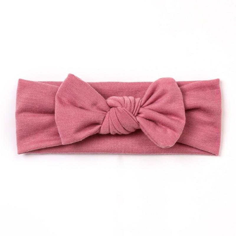 Baby headband, headband, children's plain bow, headscarf, hair accessories, baby knotted hairpin 14-color mixed package.