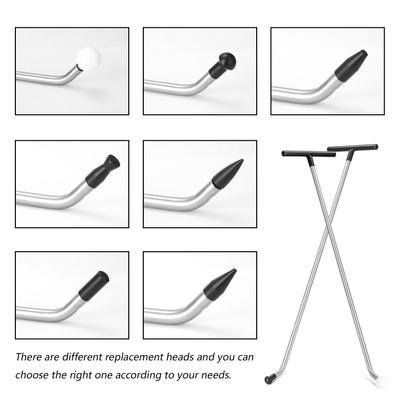 Dent Removal Rod Crowbars Car Body Paintless Dent Repairs Tool Kit with Multiple Replacement Heads