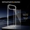 For iPhone 17 Air Clear Case TPU+Acrylic Shockproof Phone Back Cover