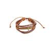 Retro Ethnic Style Leather Woven Multi-Layer Bracelet Fashion Cross Trend Bracelet Temperament Niche Simple Jewelry