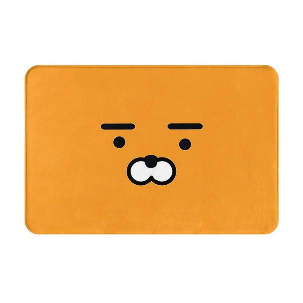 Disney Kakao Ryan Cartoon Door Mat Kitchen Bedroom Bath Living Room Balcony Entrance Carpet Non-slip Cute Home Decor Rug