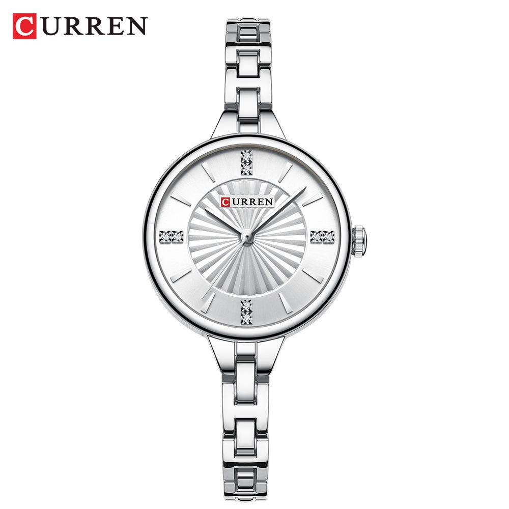 CURREN 9097 Women s Waterproof Quartz Steel Band Wristwatch - Simple Casual Design
