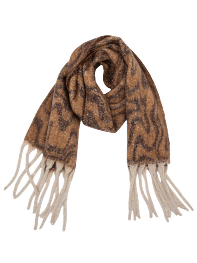 Women Winter Retro Knitted Long Scarf Headscarf Ladies Casual Striped Tassel Warm Scarve Mujer Foulard Thick Wrap Shawl  New