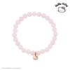Sanrio Hello Kitty Jewelry Pink Crystal Gemstone Bracelet (Pink) Hlbr239-P