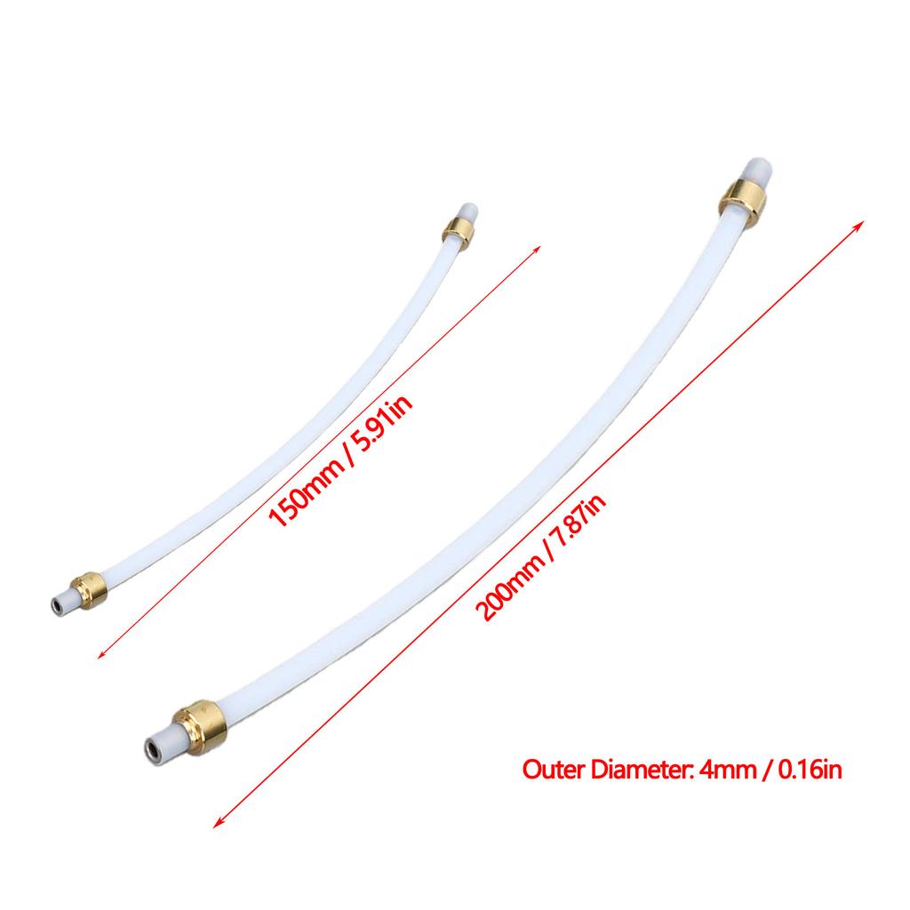 Hoses PTFE Hoses Replacement for Coffee Machine 4mm Outer Diameter PTFE Water Tubes 3