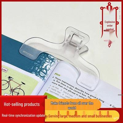 Transparenter Nischen-Design-Buchclip - TikTok Trend-Notizhalter für Schüler