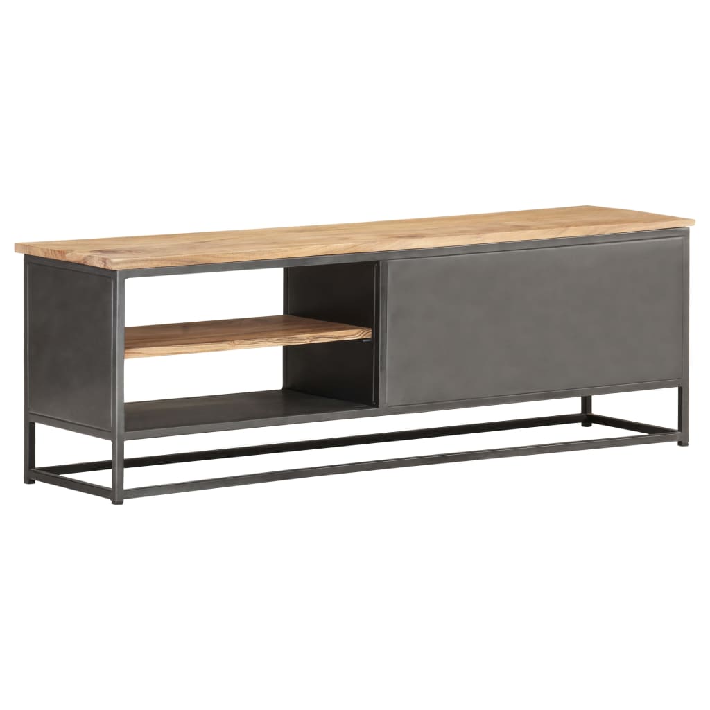 TV Stand 120 X 30 X 40 Cm Solid Acacia Wood