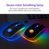 נורות LED Slim נטענת Bluetooth/USB אלחוטי RGB עכבר עבור Tablet PC Andoid IPad