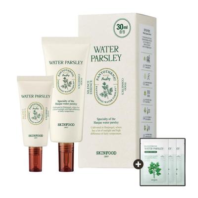 Totenic Water Parsley Silence Calming Cream Essence 70ml + 30ml + Water Parsley Mask 3 Sheets