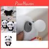 Lycklig Chengdu Panda Gosedjur Hänge Nyckelring Mysig Mjuk Gosedjur För Gåvor