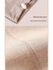 Double-Sided Brushed Velvet High-Waist Seamless Wool Silk Warm Leggings for Women