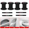 10pcs Car Carbon Fiber Door Handle Bowl Sticker Protector Anti Scratch Cover