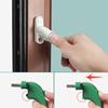 2Pcs Aluminum Alloy Window Handles Lock With Key & Screws Balcony Door Handle Lockable Double Glazing Window Handle