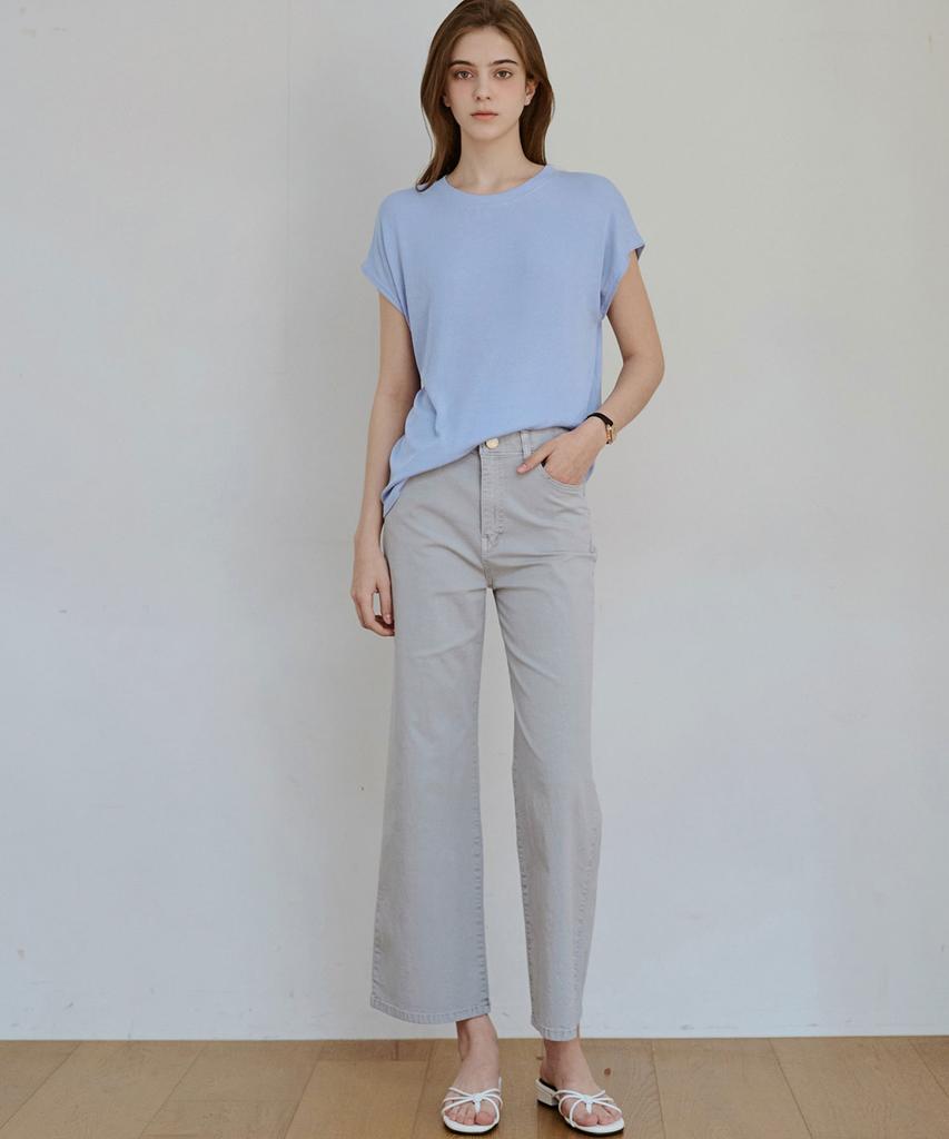LUSIDA End Soft Half T-Shirt_5 Colors