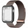 Case+Milanese Loop For Apple Watch Band 44mm 38mm-42mm-40mm Metal Magnetic bands iwatch Series 9 8 7 6 5 4 3 SE 45mm 41mm Strap