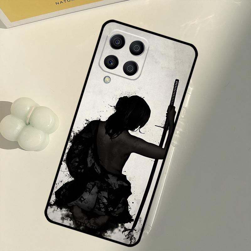 Anime Girl Samurai For Samsung Galaxy M31 M16 M11 M21 M13 M33 M35 M53 M55 M15 M14 M34 M54 M12 M32 M52 M06 Case