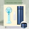 Wuzuo Smart Temperature Display Thermos with Misting Fan Set